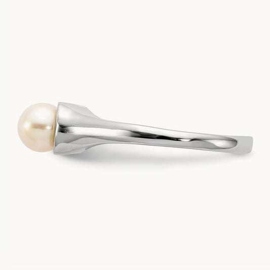 FW Cultured Pearl Ring, 5mm, 14K White Gold
