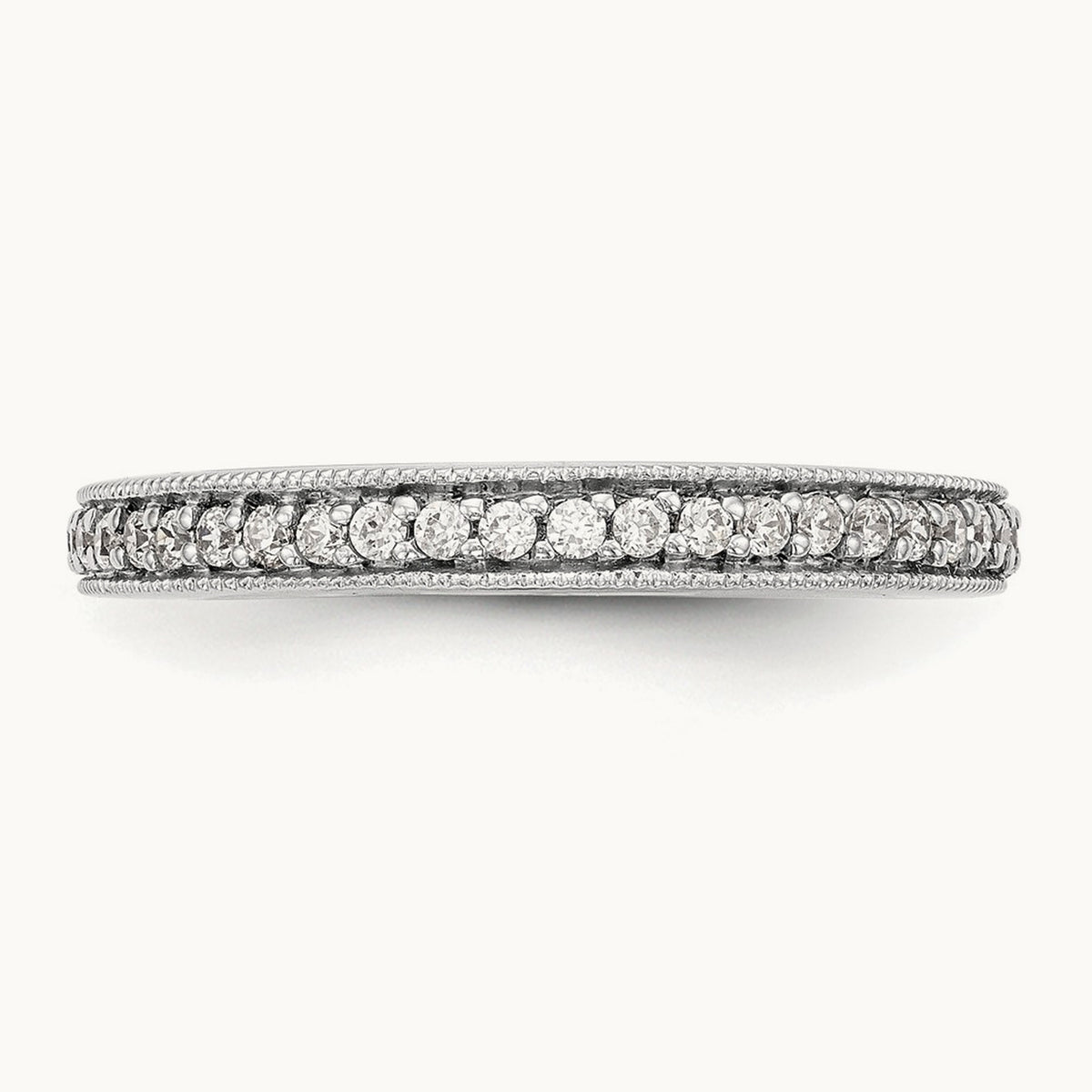 Diamond Band, 14K White Gold