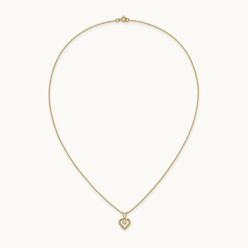 Madi K Opal Heart Necklace, 3mm, 14K