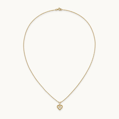 Madi K Opal Heart Necklace, 3mm, 14K