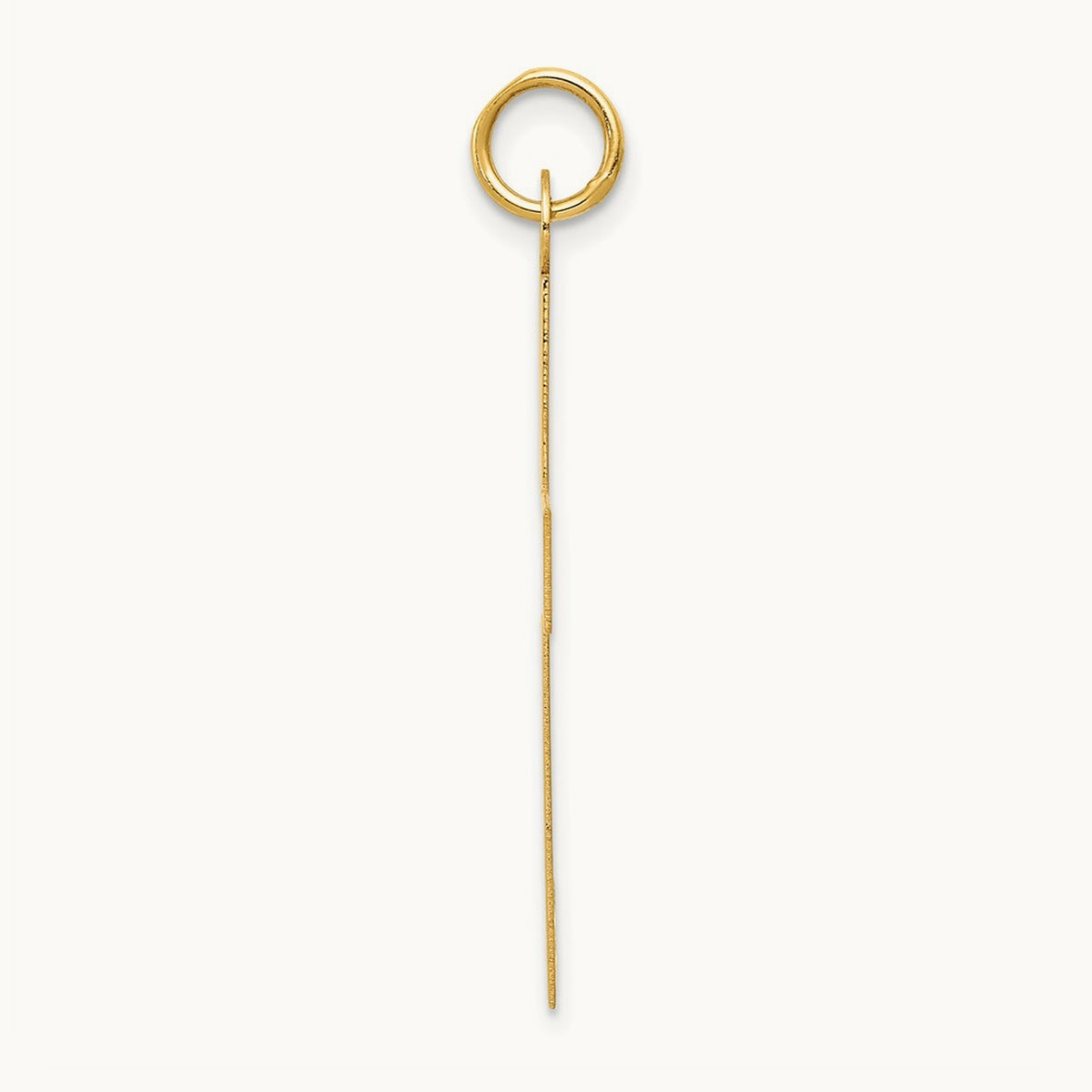 Polished Cross Charm, 14K