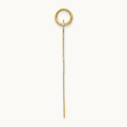 Polished Cross Charm, 14K