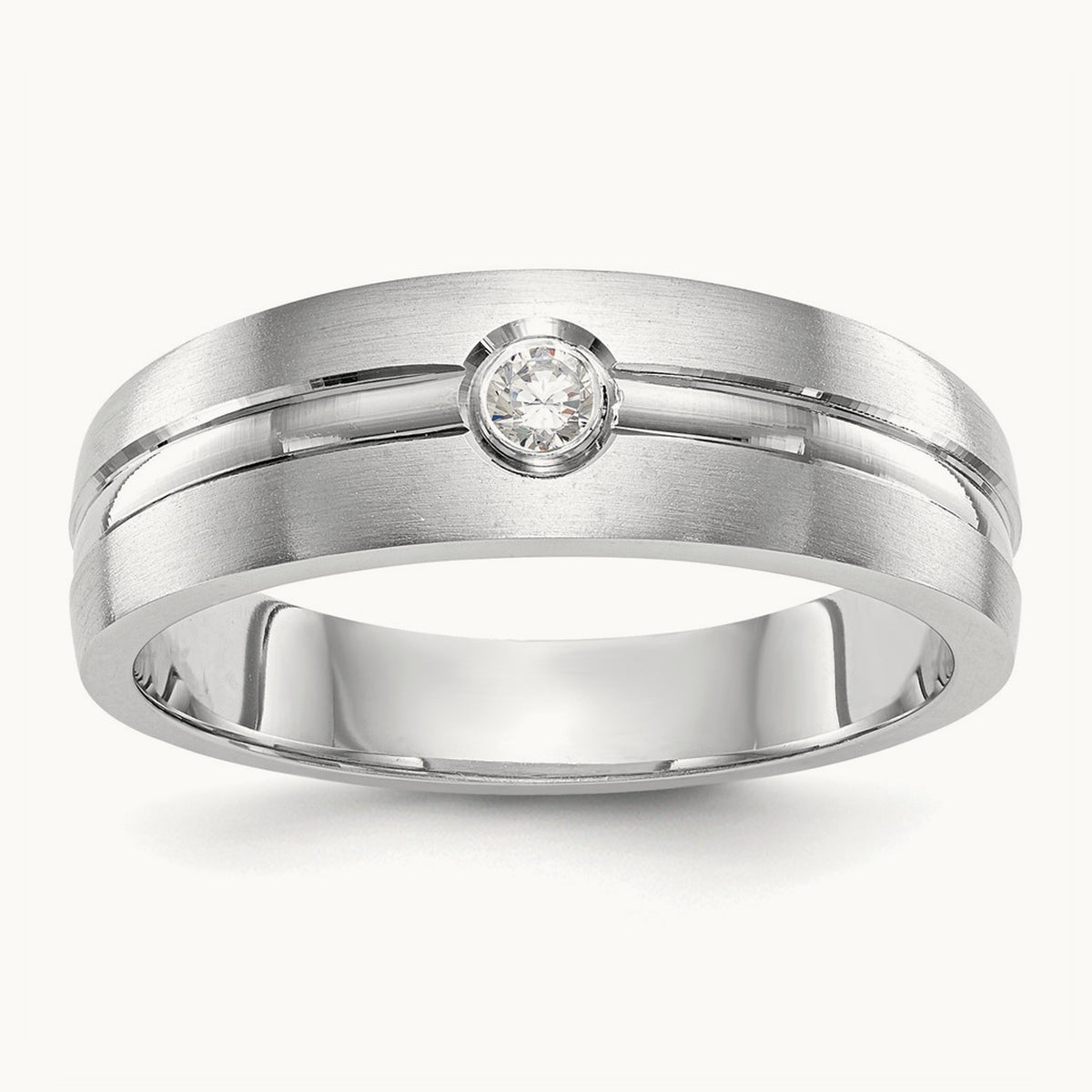 Men's Band, 0.05 ct tw