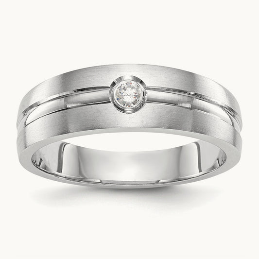 Men's Band, 0.05 ct tw