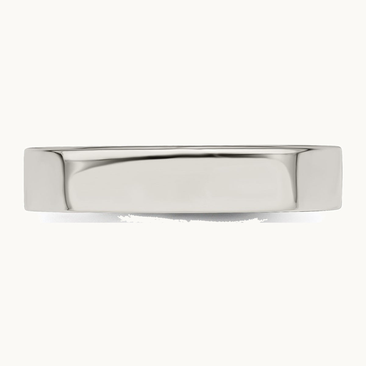 Sterling Silver 4mm Lightweight Flat Band