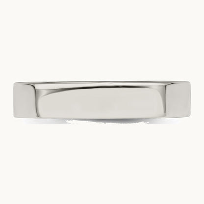 Sterling Silver 4mm Lightweight Flat Band