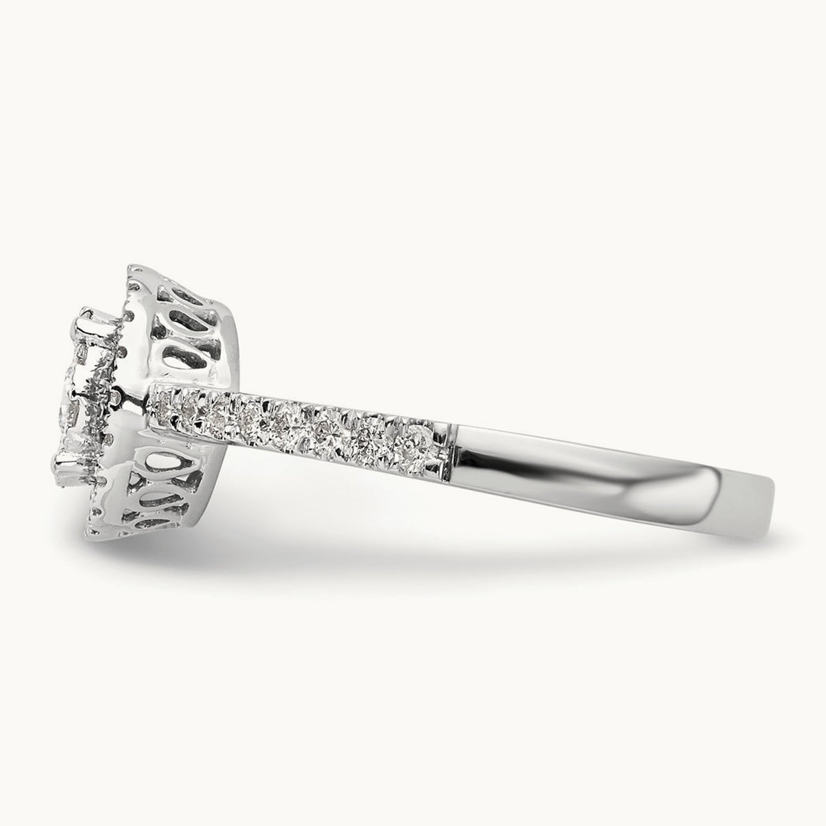 Cluster Engagement Ring — VS/SI (Great), 7