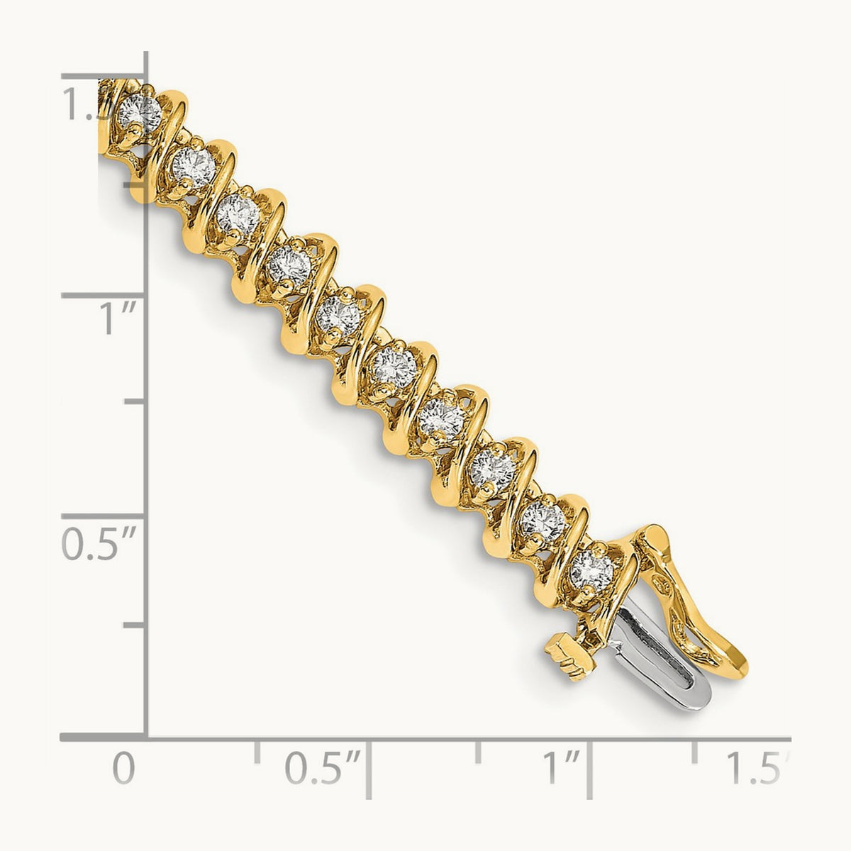 AAA Diamond Tennis Bracelet, 14K