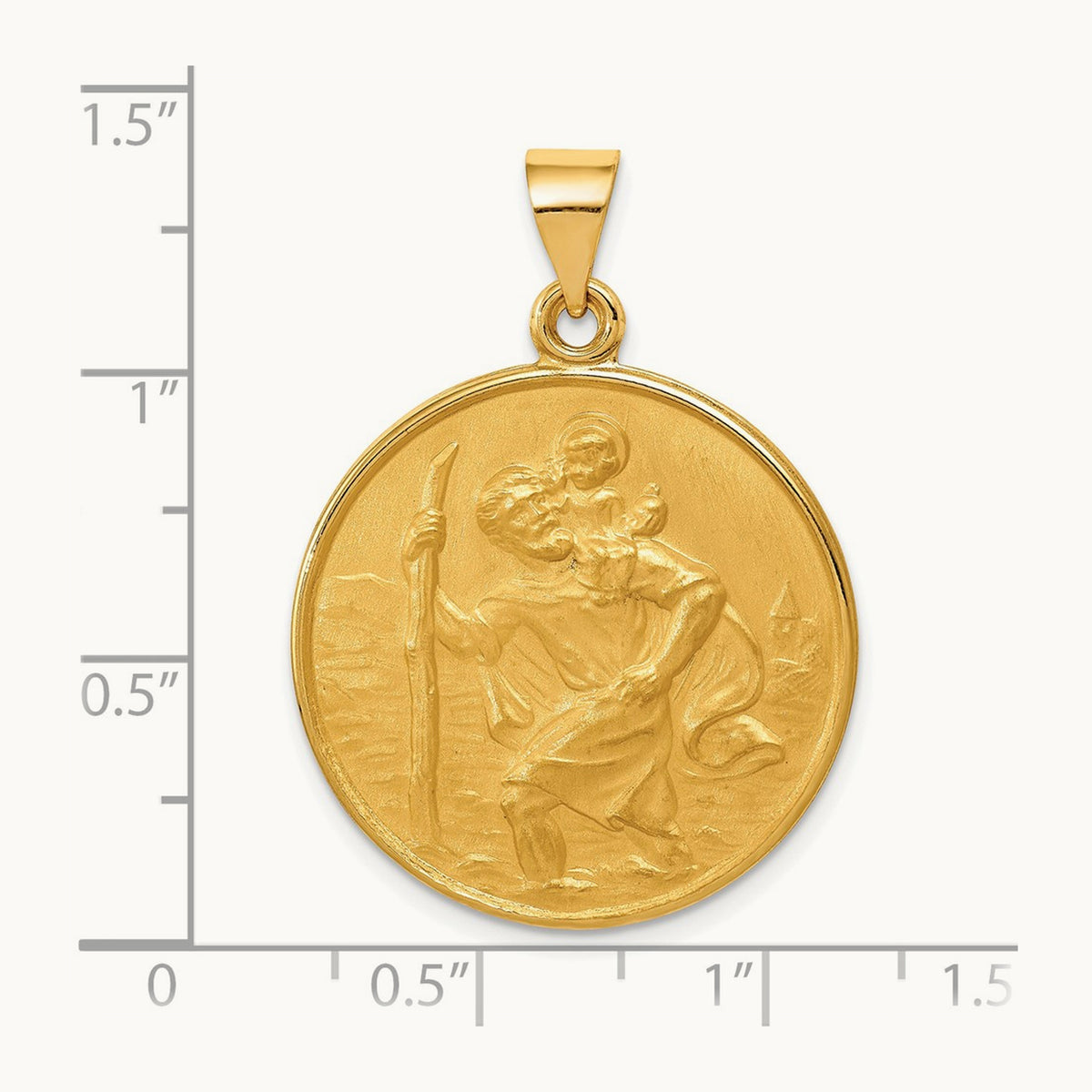 Saint Christopher Medal Pendant — 35.25mm