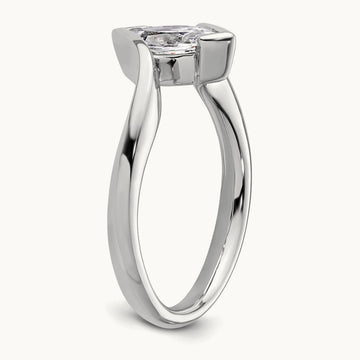 Marquise Bezel Solitaire Engagement Ring Mounting