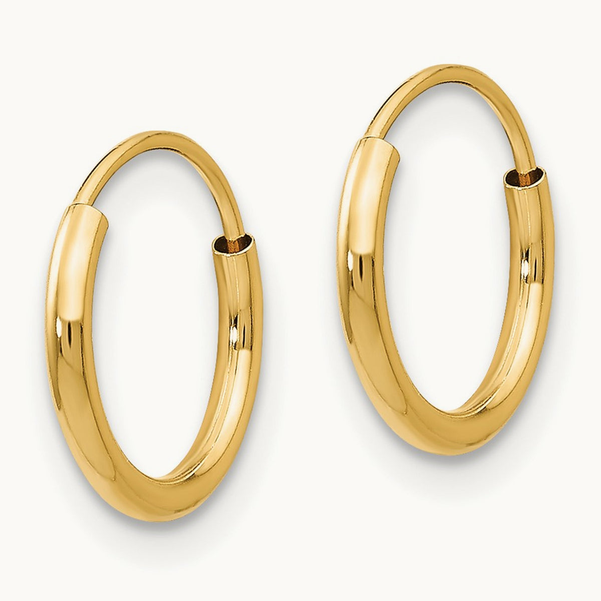 Madi K Endless Hoop Earrings, 14K