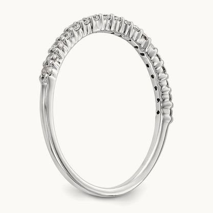 Diamond Wedding Band, 14K White Gold