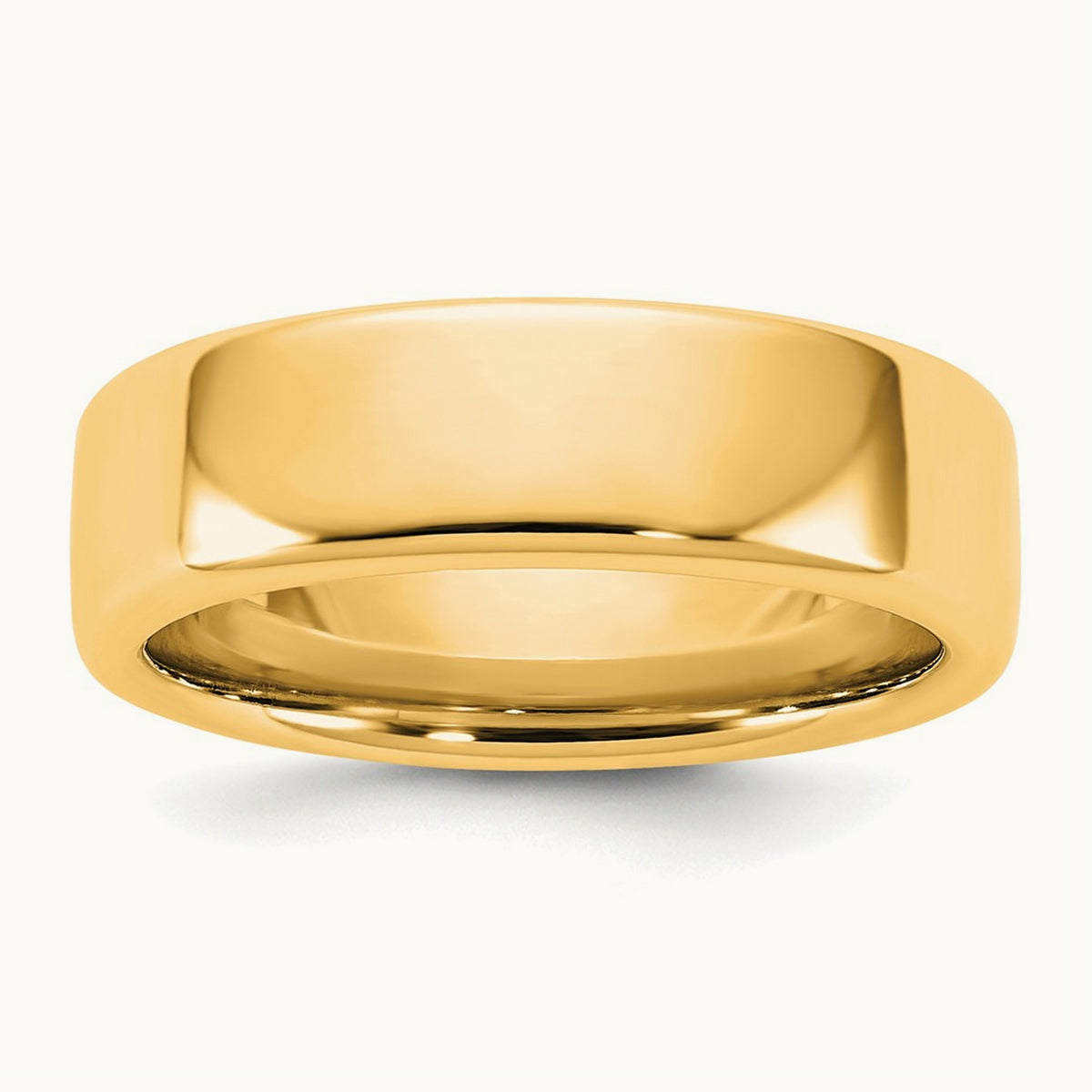 European Comfort Fit Band — 14K Yellow Gold, 6mm