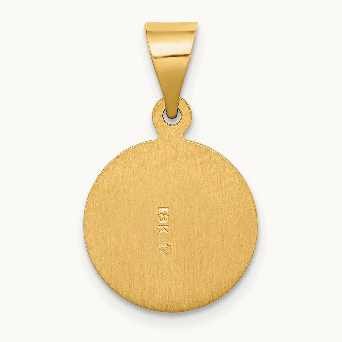 Saint Jude Thaddeus Medal Pendant, 18K