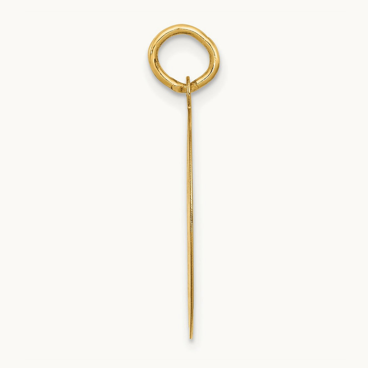 Dachshund Disc Charm, 14K