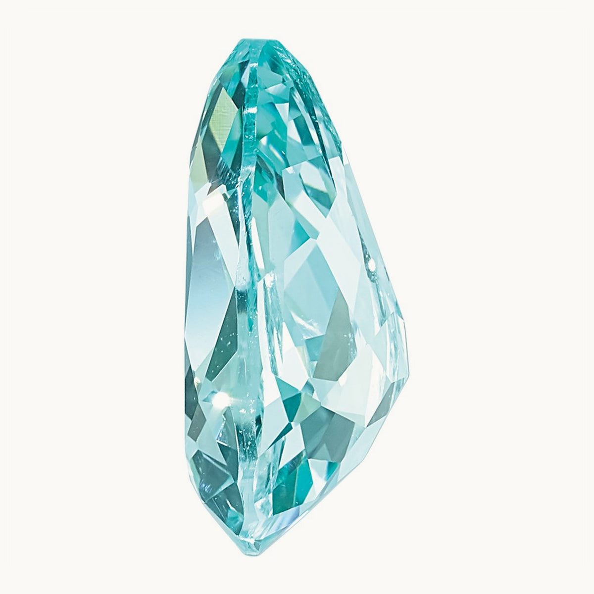 10X7mm Pear Lab Created Paraiba