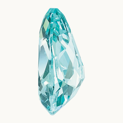 10X7mm Pear Lab Created Paraiba