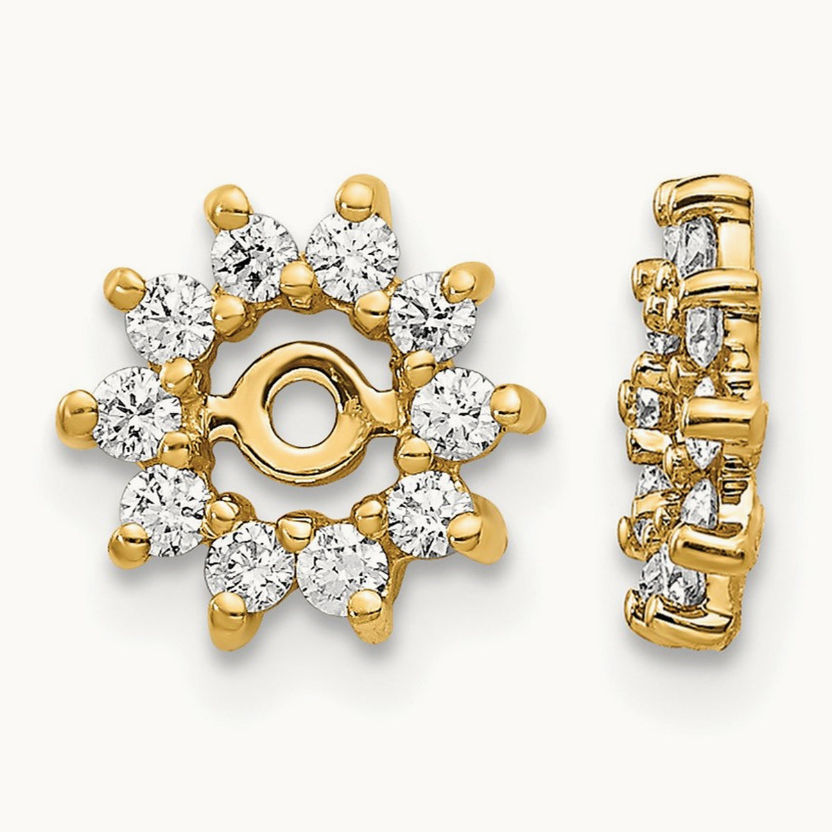 AA Diamond Earring Jacket, 14K