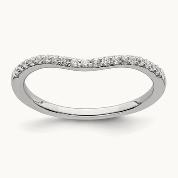 Contoured Diamond Band — photo set