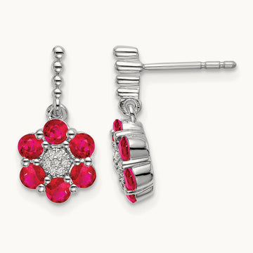 Ruby and Diamond Earrings — photo set