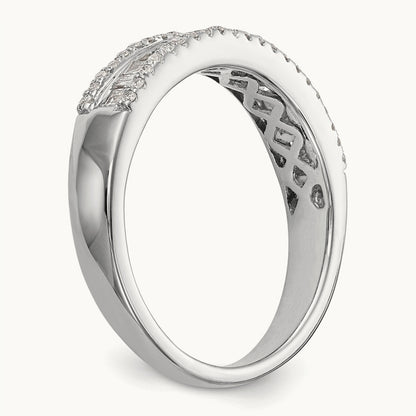 Diamond Wedding Band, 14K White Gold
