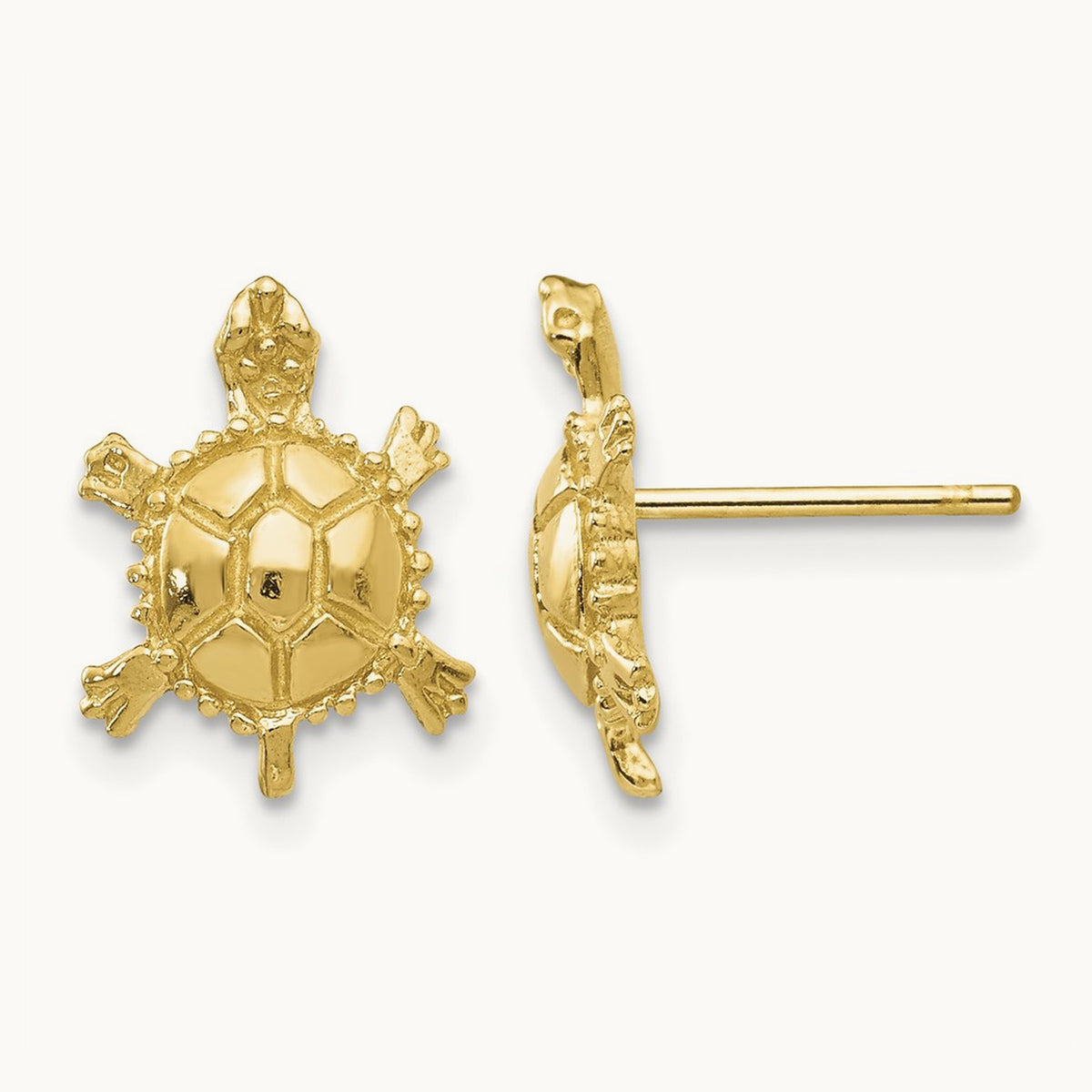 Turtle Post Earrings — photo set