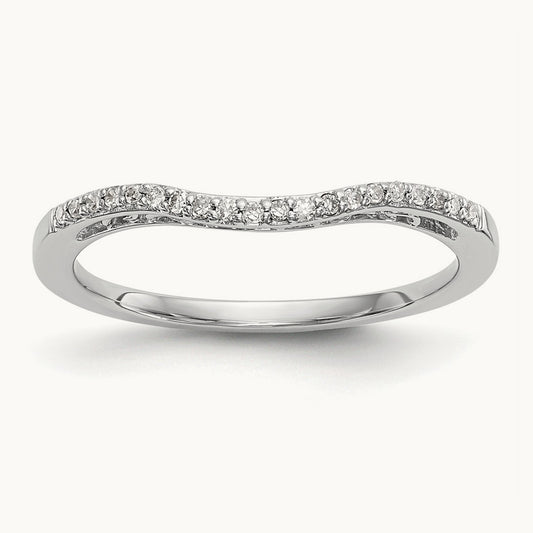 Diamond Band, 14K White Gold