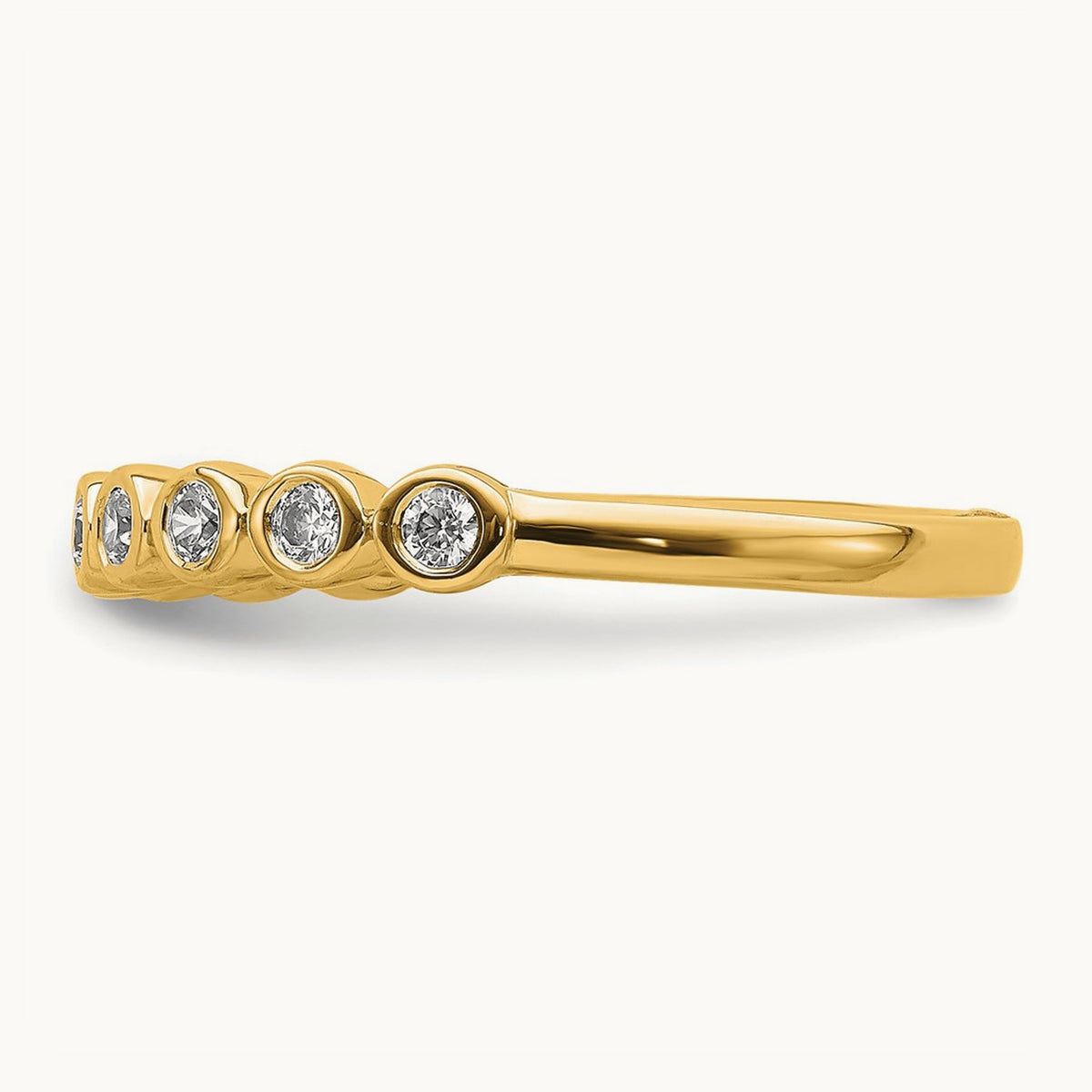 Fashion Band, 0.20 ct tw Lab-Grown Diamond — 14K Yellow Gold