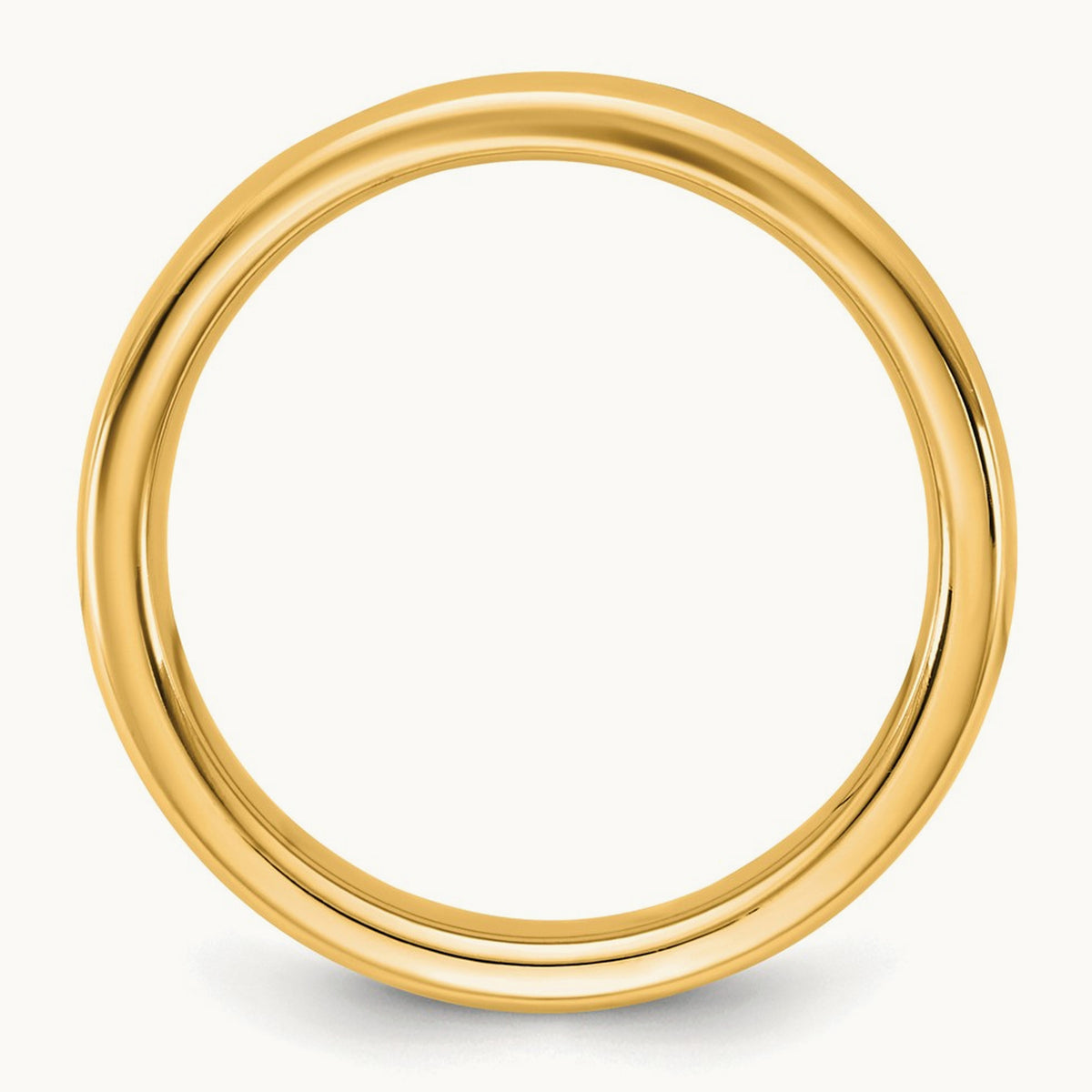 European Comfort Fit Band — 14K Yellow Gold, 4.5mm