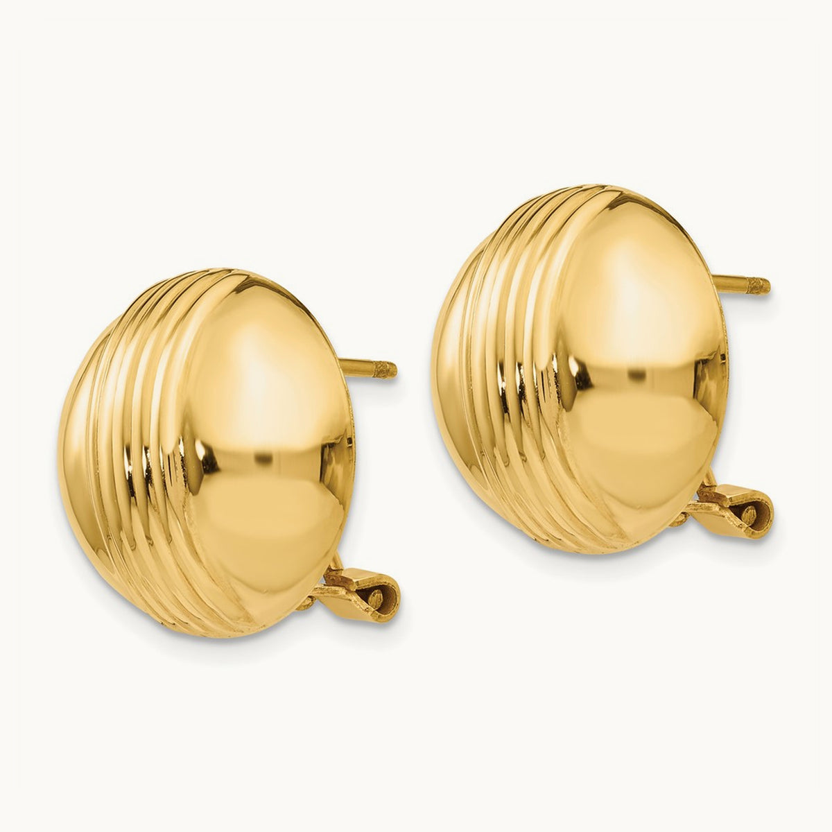 Omega Post Earrings — photo set