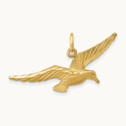 Seagull Charm, 14K