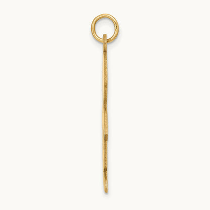Satin Boy Charm, 14K