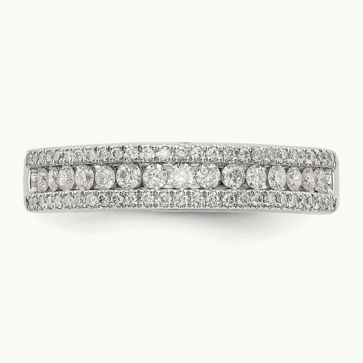 Diamond Band, 14K White Gold