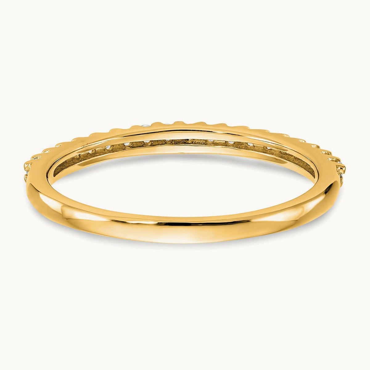 Diamond Band — 14K Yellow Gold, 7