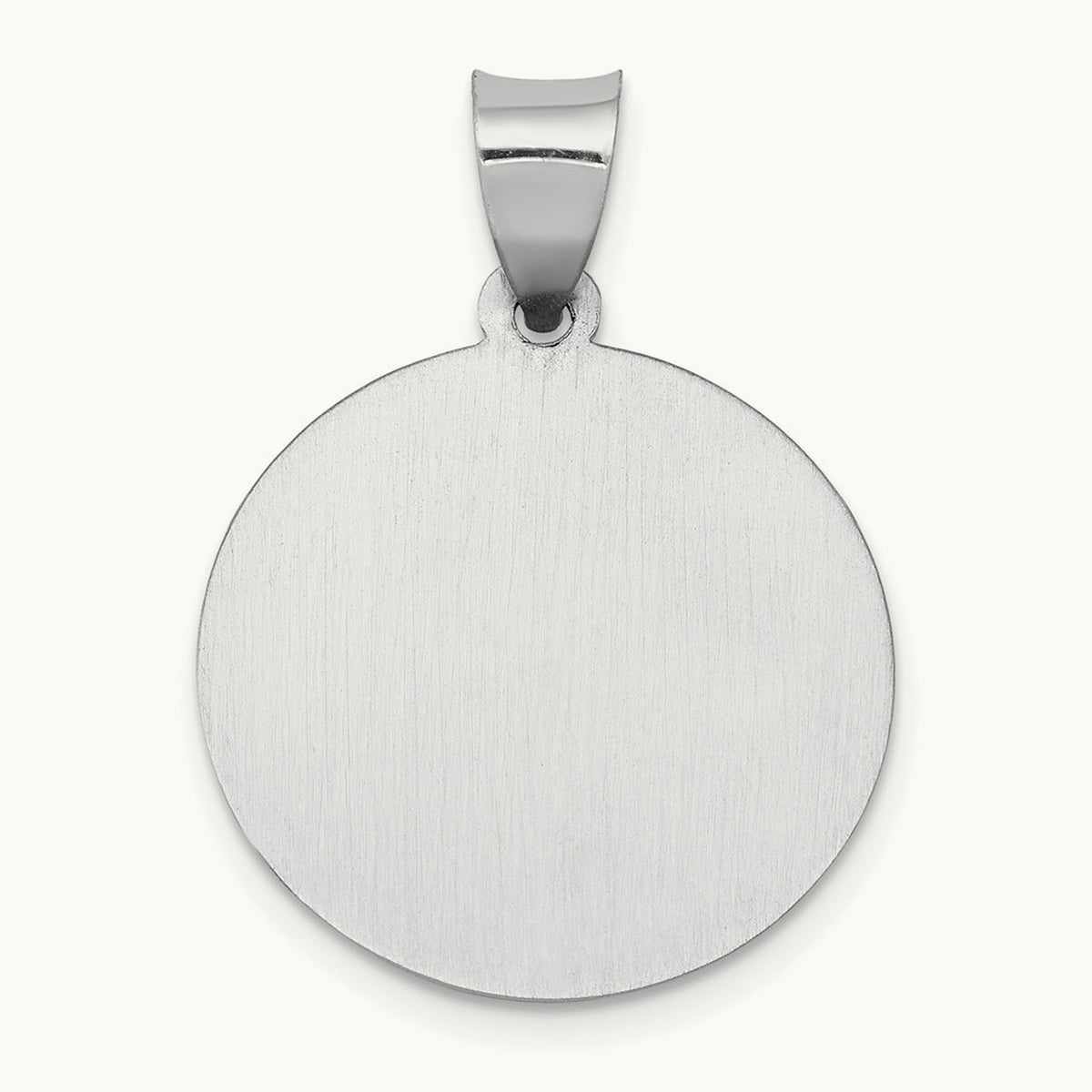Polished and Satin St Joseph Medal Hollow Pendant — photo set
