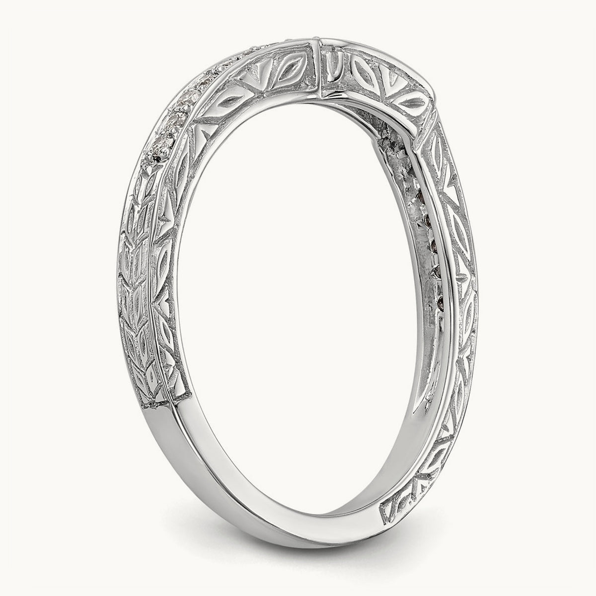 Diamond Band, 14K White Gold