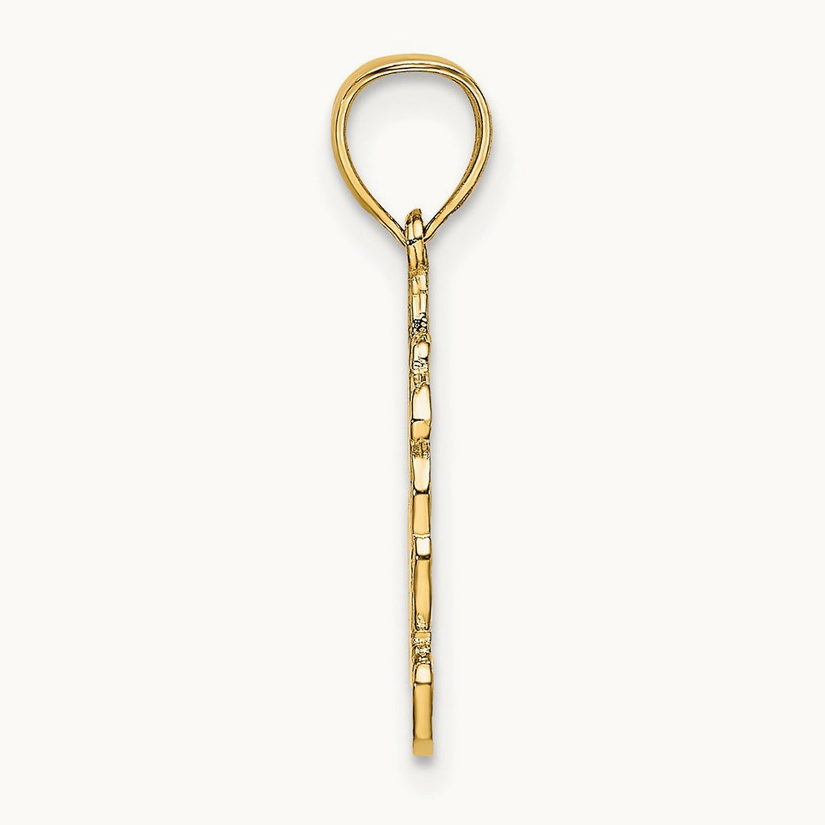 Dressed Up Teddy Bear Charm, 14K