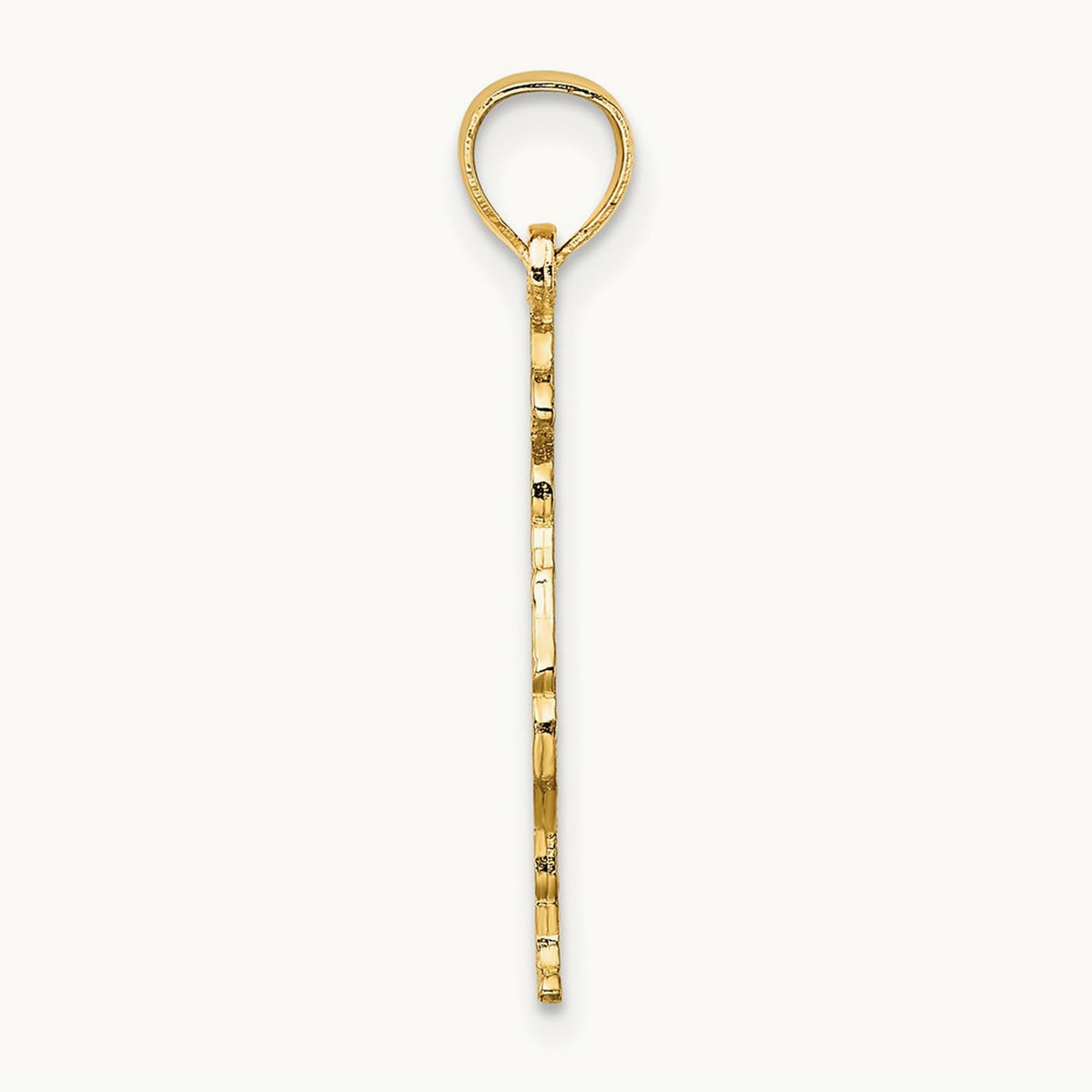 Fireman w/Hose Charm, 14K