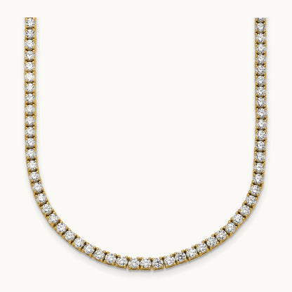 Straight Tennis Necklace, 9-12 ct Lab-Grown Diamond