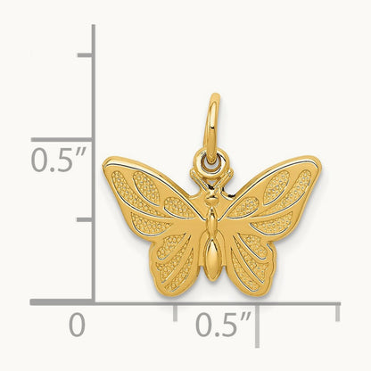 Butterfly Charm, 14K