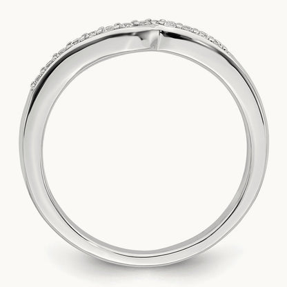 Contoured Band, 0.10 ct tw