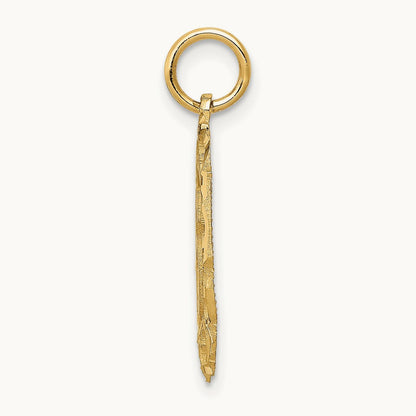#16 in Oval Circle Pendant, 14K