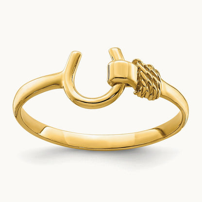 Horseshoe Ring, 14K