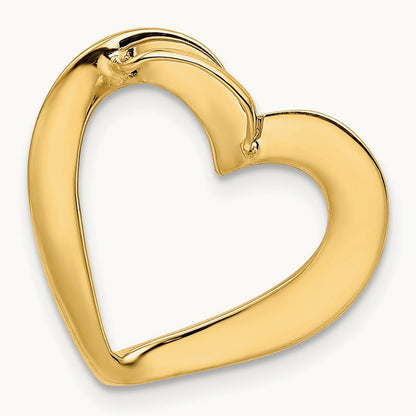 Heart Slide — 14K Yellow Gold