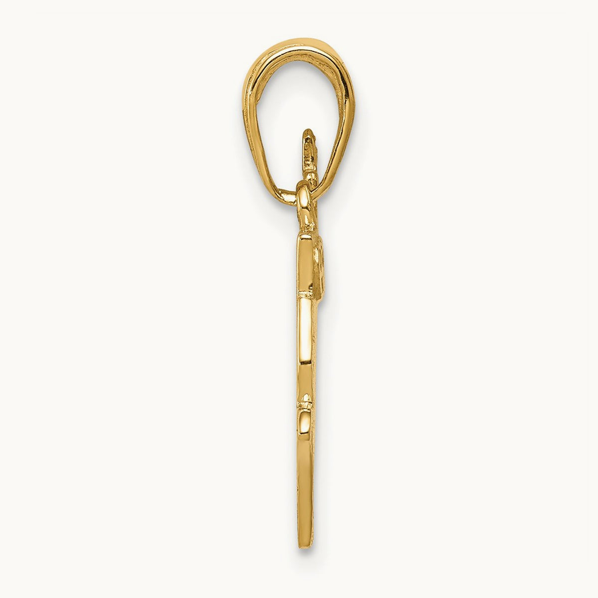 Bible, Praying Hands, and Cross Pendant, 14K