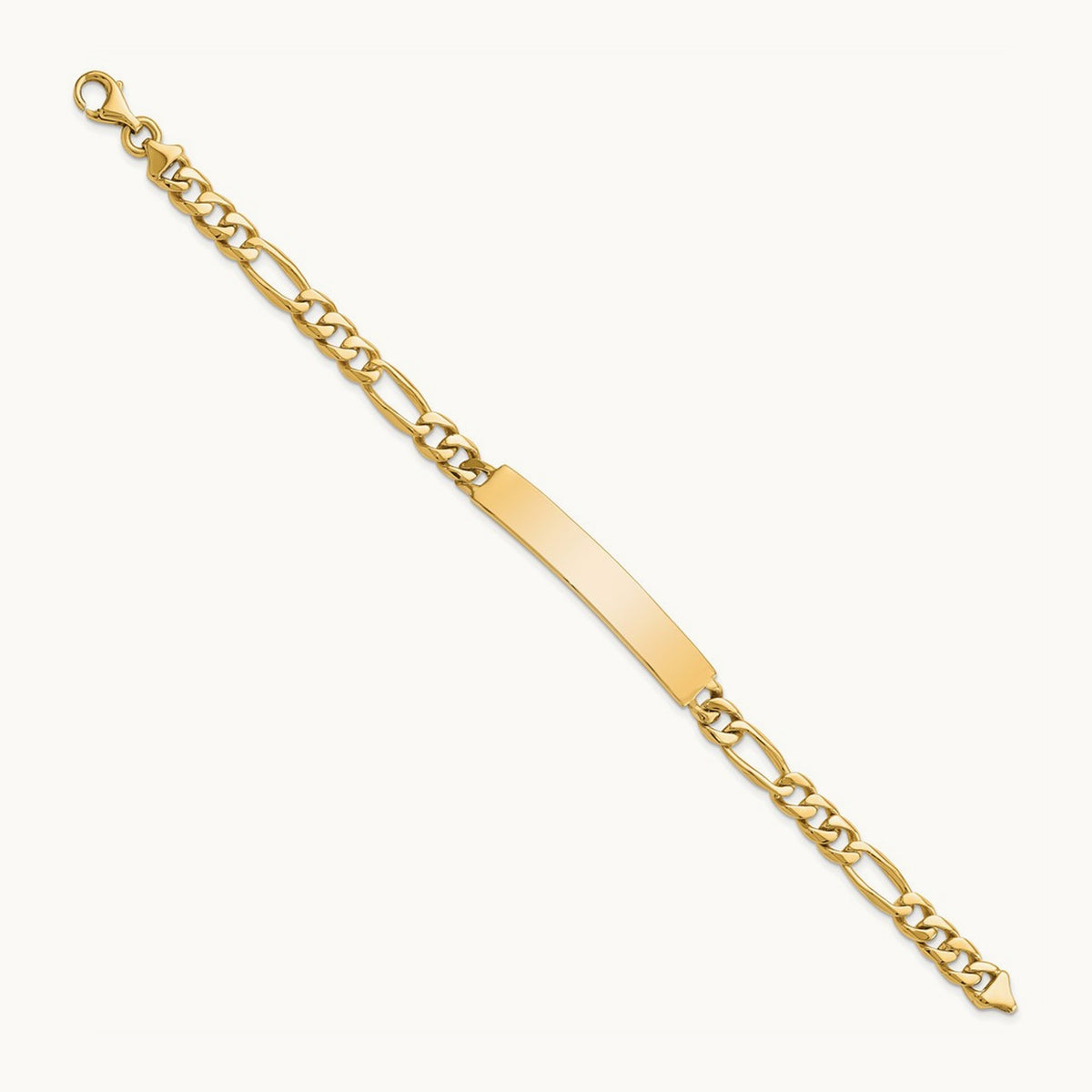 Figaro ID Bracelet, 14K
