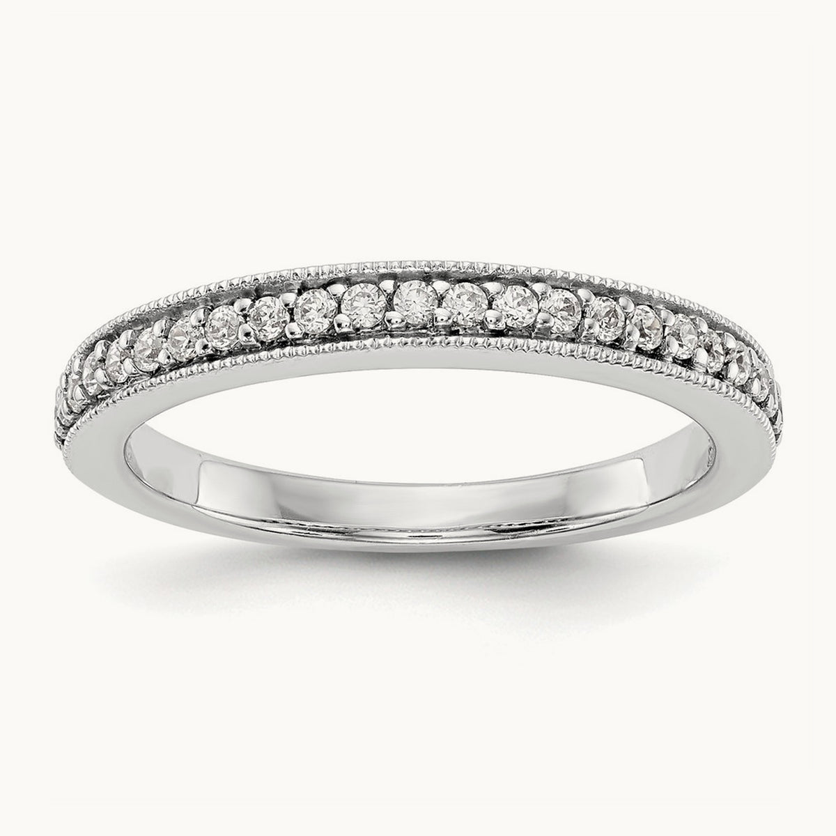 Diamond Band, 14K White Gold