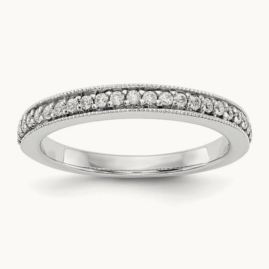 Diamond Band, 14K White Gold