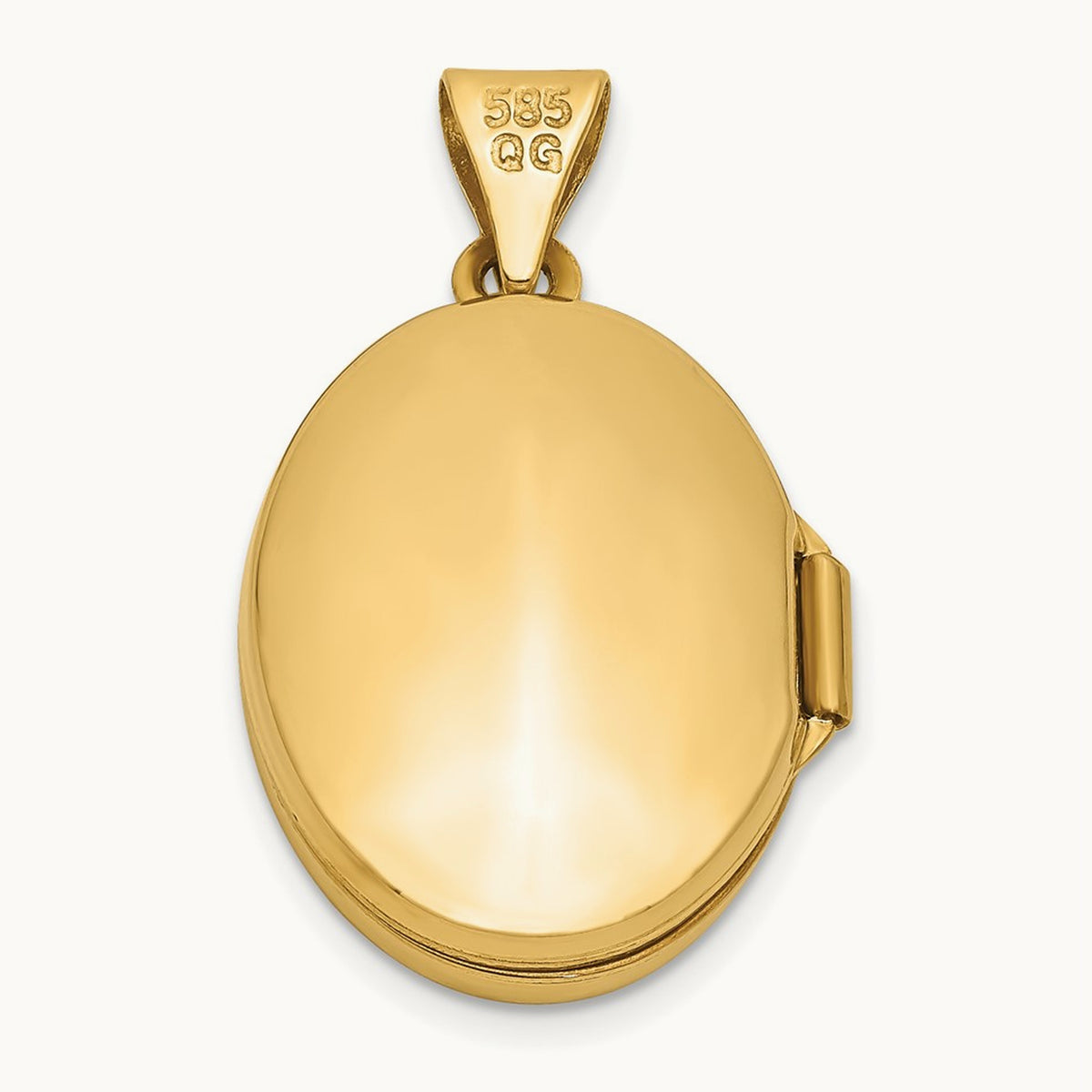Scroll Oval Locket — photo set