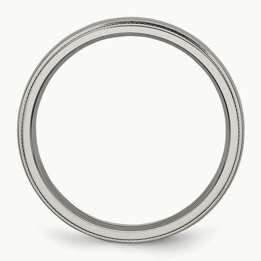 Polished Grooved and Beaded Edge Band — photo set